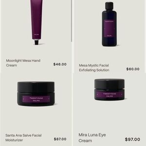 Twentynine Palms Facial products